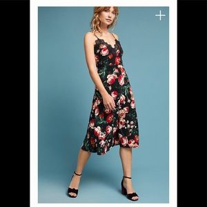 Anthropologie Autumnal Slip Dress